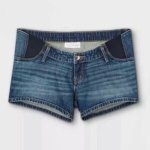 Isabel Maternity by Ingrid & Isabel Blue Denim Jean Shorts